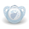 Silicone orthodontic pacifier 