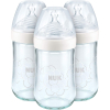 NUK Nature Sense Glass bottle 240 ml,6-18m, with silicone teat