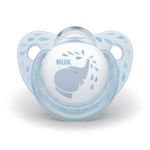 Silicone orthodontic pacifier 