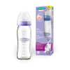 Glass Feeding Bottle with NaturalWave® Teat