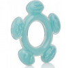 Teether soft silicone coated with case