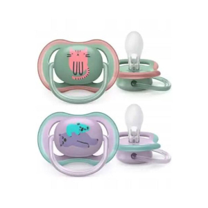 Orthodontic Ultra air pacifiers, 6-18 months, 2 pcs