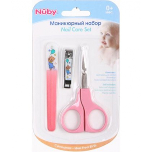 Manicure Set (safety scissors, clippers, nail file)