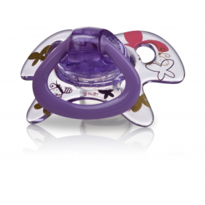 Soothers with silicone orthodontic teat